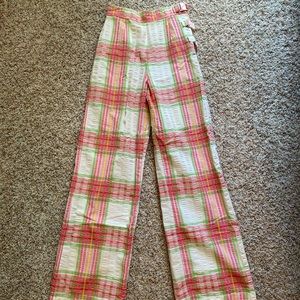 70s plaid pants
